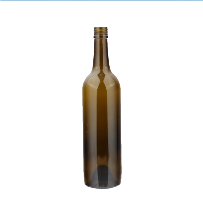 Premium Quality 750ml Empty glass wine bottle with screw lids