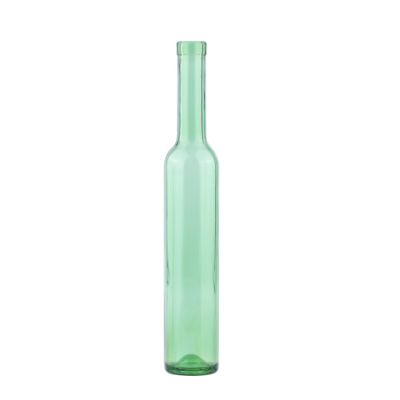 Green Ice Wine 375ml Glass Bottle Fruit Wine Bottle with Cork Stoppers