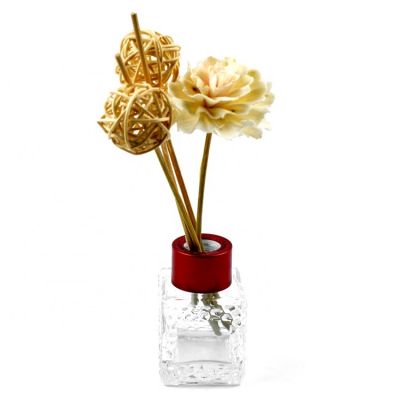 50ml Embossed Reed Diffuser Glass Bottle Wholesale 