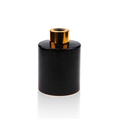 120ml Black Glass Empty Reed Diffuser Bottle with screw cap 