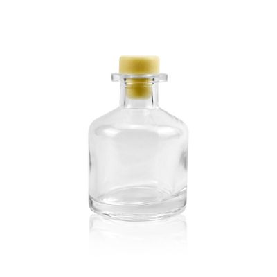 High quality 50ml Reagent bottle room aroma diffuser glass bottle with cork 
