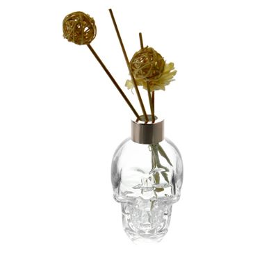 Unique Creative Screw Top Decorative Perfume Aroma Fragrance Skull Shape 