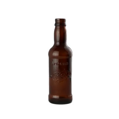 wholesale 250ml amber glass beer bottles