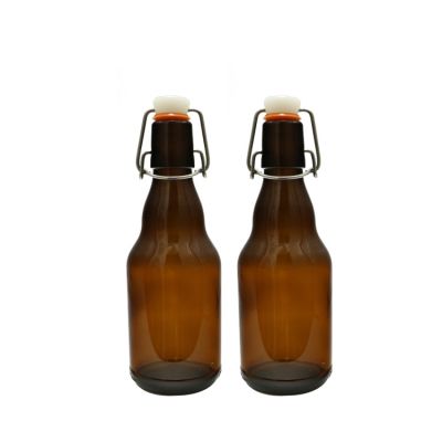 330ml brown glass swing top beer bottles