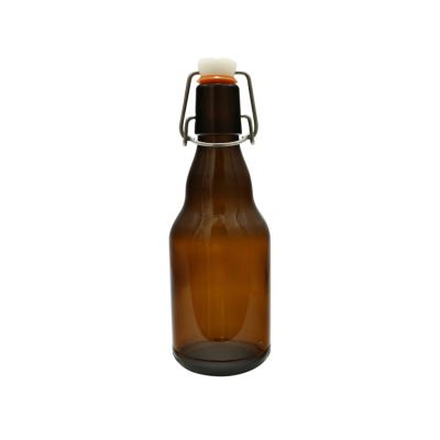 High Quality Wholesale 330ml Brown Color Beer Glass Bottle 