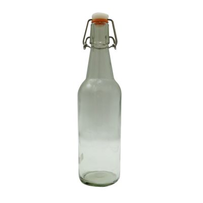 Priority Customization Clear Color 500ml Glass Beer Bottle 