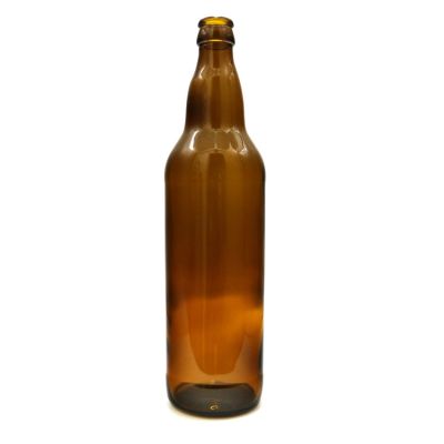 The High Quality Imported Brown Color 650ml Glass Beer Bottle 