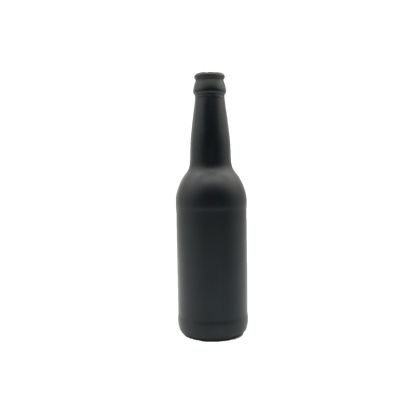 Professional Production Of Black Glass Beer Bottle 330 