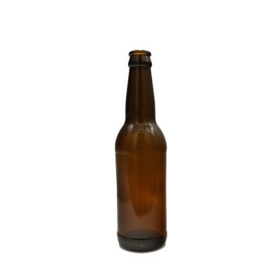 wholesale 330ml amber glass beer bottle