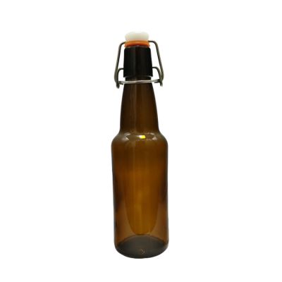 wholesale 330ml amber glass beer swing top bottles