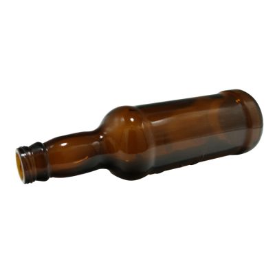 High Quality Amber Color 250ml Glass Beer Bottle 