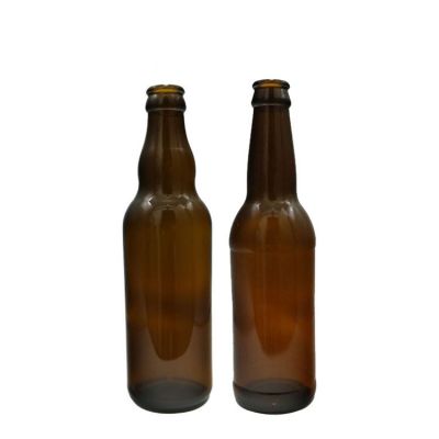 Wholesale 330ml amber glass beer bottle 