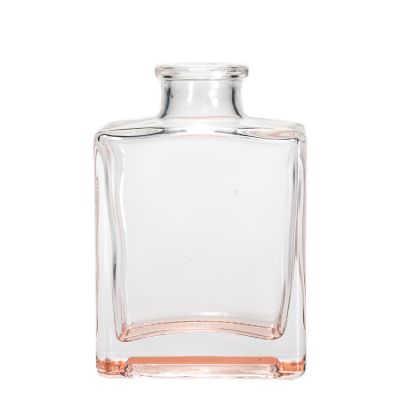 New Screen Printing Cork Sealing Fragrance Aromatherapy Glass Bottles 120ml Square Diffuser Oil Bottle 