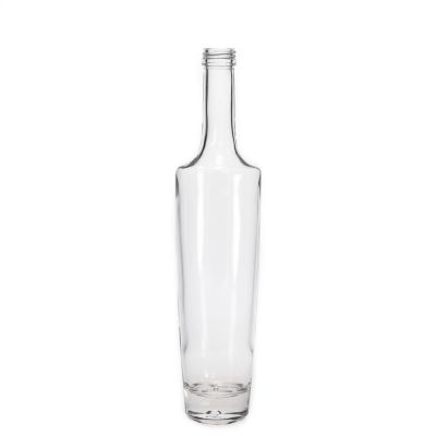 Factory Supplying 540 ml transparent liquor Bottle Empty Wine Bottle With Screw Mouth 