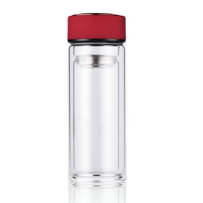 Hot Selling 300ml Student Crystal Water Bottle Fashion Water Flask Glass Bottle