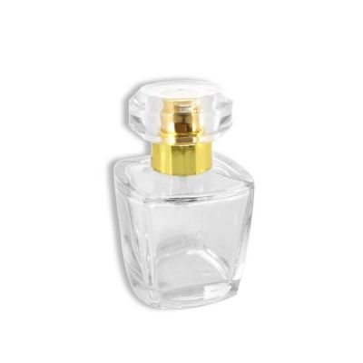 custom made small glass perfume bottles with lids 