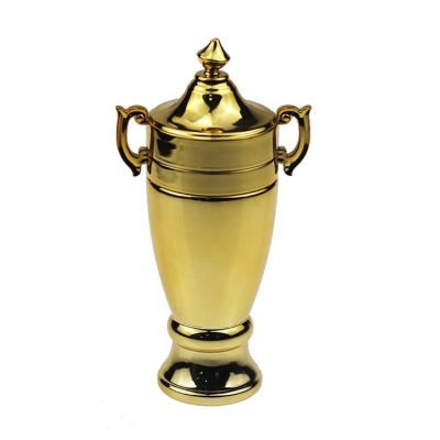 Saudi Arabia/Dubai Gold Polished Glass 50ml Perfume Oil Bottle 