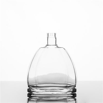 Wholesale OEM Custom Printing High Quality Fancy Design Liquor Spirit Wine Brandy Glass Bottle 