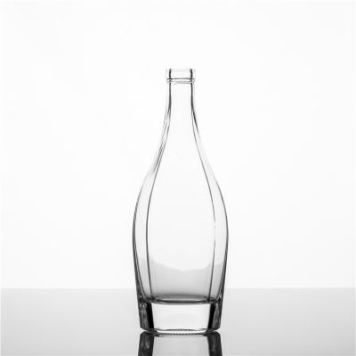 Wholesale Custom Logo High Quality Large Capacity Liquor Spirit Vodka Glass Bottle 