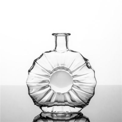 Wholesale High Quality Logo Customized Liquor Bottle Brandy XO Glass Bottle
