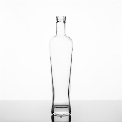 Wholesale Personalised Empty Custom Logo Printed Liquor Glass Rum Spirits Vodka Bottle 