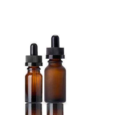 New style 15ml glass amber essential oil drop bottle 