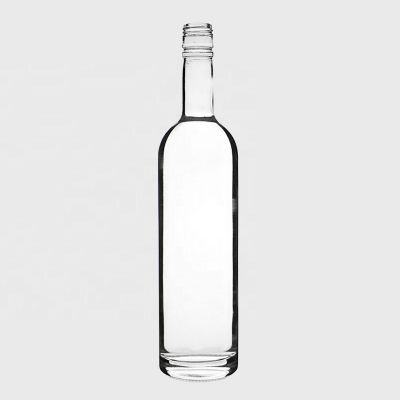 custom Round Extra Flint ROPP thick bottom Finish swing top Liquor Glass 750 ml Bottle for Liquor 