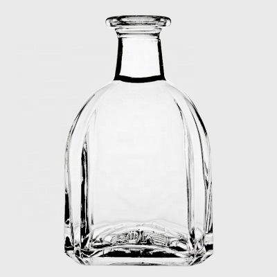 Premium Crystal Glass Whiskey Decanter Vodka Spirits wine bottles 750 ml liquor glass bottle 