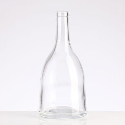 Custom Wholesale Clear Color Logo Champagne Glass Bottles 