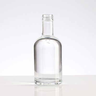 Empty small mini 50ml 150ml glass spirit bottles liquor gin whisky cocktail wine vodka glass bottle with screw cap 