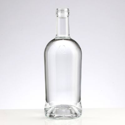 Customized Hot sale products 1000ml 750ml 700ml 500ml glass bottle for liquor vodka gin whiskey 