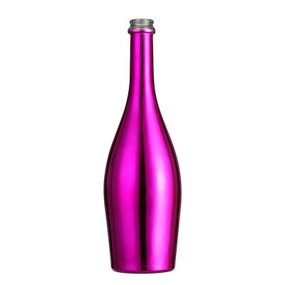 High-end colored frosted glass wine bottle sparkling wine bottle champagne bottle 16oz 32oz 