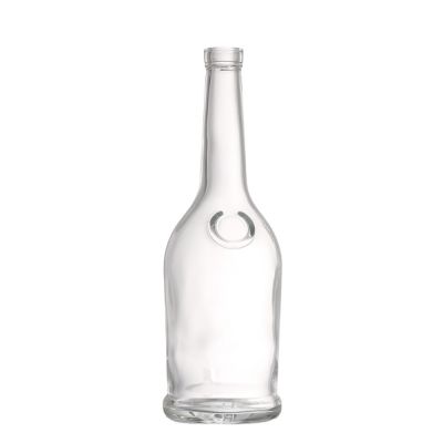 The manufacturer design logo long neck wine liquor empty 700 ml glass bottles with lid 