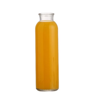 China Factory Cheap Price Clear Soft Drink Beverage 500 ml Glass Bottle With Cover 