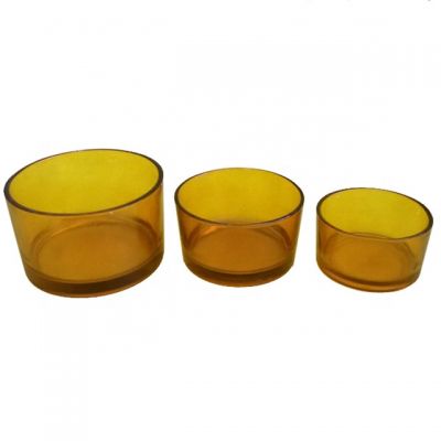 36ml 100ml 200ml different color glass candle jars for candle making