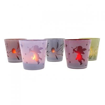 Customized Glass Candle Holder With Lid In Various Designs