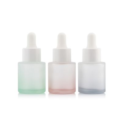 Hot sale 10ml 60ml 3 oz 30ml cbd oil white matte container empty pink frosted glass dropper bottle with pipette