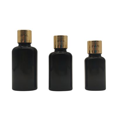 Free Samples E Liquid Bottles 10ml 20ml 30ml 50ml Matte Black Mini Glass Dropper Bottle For Essential Oil