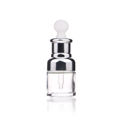 20ML Empty Dropper Glass Bottle Portable Aromatherapy Essential Oil Bottle with Glass Eye Dropper