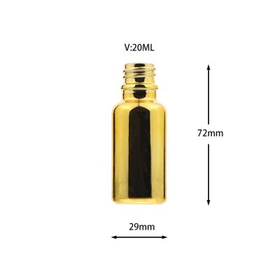 customize color 20ml glass bottle logo printing glass dropper bottle 20ml for cosmetic oil 