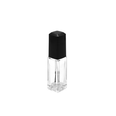 10ml rectangle transparent gel nail polish glass bottle for gel nail polish