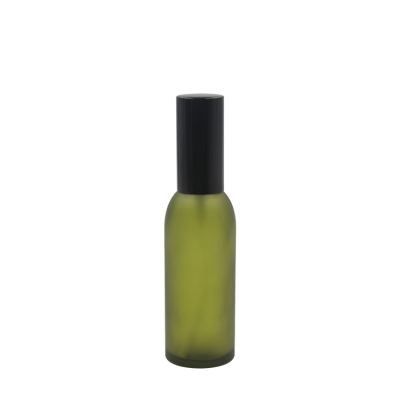 60ml cosmetic packaging frosted green mist sprayer bottle lotion bottle cosmetic luxury perfume bottles glass