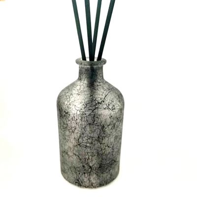 The new spray color design reed diffuser glass bottle