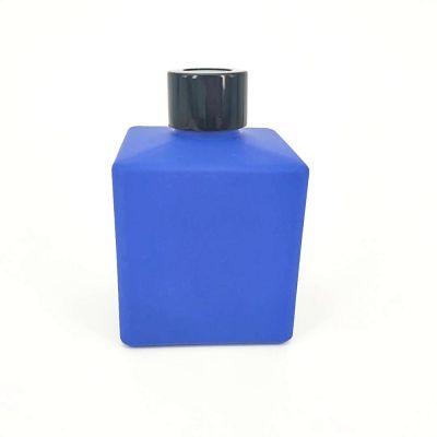painting blue aroma glass bottle factory manufacturer