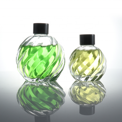 High quality 150ml clear aroma diffuser ball shape bottle