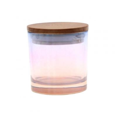 Wholesale Round Empty Glass Candle Jar Candle Vessels 