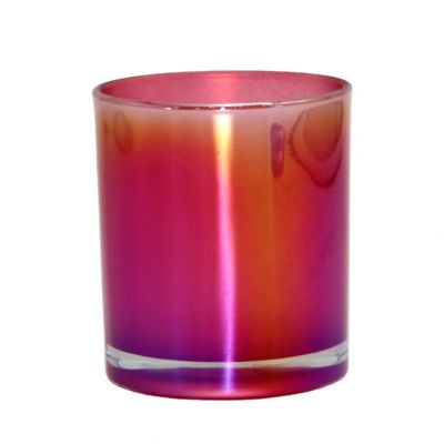 Wholesale Iridescent Glass Candle Jar for Candle Making