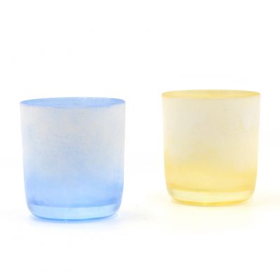 Moroccan Ocean Glass Candle Holder Set for Promotion Gift 