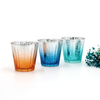 Wholesale Tea Light Candle Holder Glass Candle Holder for Home Decor