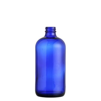 Classic products best price frosted Custom 250 Ml Blue Glass Bottle With Sprayer 